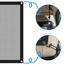 Load image into Gallery viewer, STARROAD-TIM Dog Car Barrier Vehicle Pet Barrier Backseat Mesh Dog Car Divider Net with Adjusting Rope and Hook Suitable for SUV Pickup and Small Car
