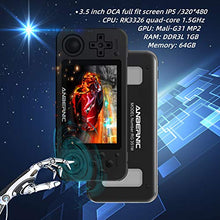 Load image into Gallery viewer, HAIHUANG RG351M Retro Game Console,WiFi Built-in Online Sparring, Handheld Game Console with 64G TF Card 2500 Classic Games, Portable Game Console 3.5 inch IPS Screen Happy Time with Kids
