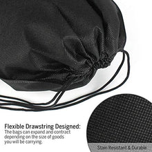 Load image into Gallery viewer, Toiletry Bag for Men - Portable Hanging Dopp Kit, Polyester Travel Organizer with 4 Sizes Shoes Bags for Toiletries Accessories, Black
