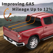 Load image into Gallery viewer, oEdRo Soft Tri-Fold Truck Bed Tonneau Cover Compatible with 2009-2023 Dodge Ram 1500 (Inclu. Classic &amp; New), Fleetside 5.6 Ft Bed w/o Ram Box
