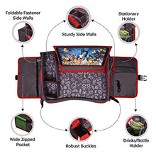 Load image into Gallery viewer, DMoose Kids Travel Tray Grey and Black | Bundle | Toddler Car Seat Lap Activity Tray with Padded Comfort Base
