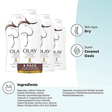 Load image into Gallery viewer, Olay Ultra Moisture Coconut Oasis Body Wash, for Smooth and Healthy Looking Skin, 22 Fl Oz (Pack of 4)
