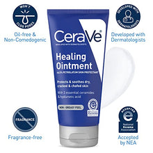Load image into Gallery viewer, CeraVe Healing Ointment | 3 Ounce | Cracked Skin Repair Skin Protectant with Petrolatum Ceramides | Lanolin &amp; Fragrance Free | Packaging May Vary
