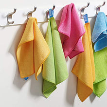 Load image into Gallery viewer, E-Cloth General Purpose Microfiber Cleaning Cloth, 300 Wash Guarantee, Raspberry Rose, 8 Pack
