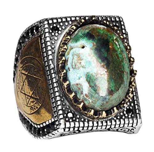 925 Sterling Silver Men Ring Handmade, Bloodstone Natural Gemstone, FREE EXPRESS SHIPPING