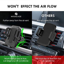 Load image into Gallery viewer, Air Vent Phone Holder for Car,Miracase Vehicle Cell Phone Mount Cradle with Adjustable Clip Compatible with iPhone 13 Series/iPhone 12 Series/11 /11 Pro Max/XR/Samsung and More
