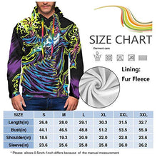 Load image into Gallery viewer, Befectar Men Athletic 3D Pattern Print Pullover Sweatshirt Drawstring Blacklight by Evil Witch Super Hoodie Sports Outwear for Cycling Fishing Sports

