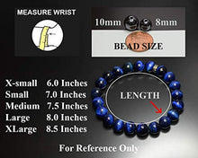 Load image into Gallery viewer, Tiger Eye - Black Obsidian - Onyx Protection Bead Bracelet Chakra Energy Gift for Men and Women 10mm 8mm
