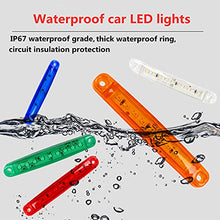 Load image into Gallery viewer, JAIZAIWJ 10Pcs Car Led Lights Waterproof Led Rock Light 12V/24V Car Underglow Lights for Cars Trucks Golf Cart Boat UTV ATV Camper Jeep Offroad(Green)
