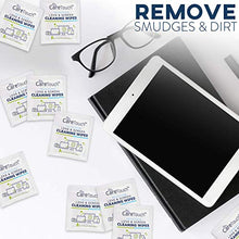 Load image into Gallery viewer, Care Touch Lens Cleaning Wipes | 400 Pre-Moistened and Individually Wrapped Lens Cleaning Wipes | Great for Eyeglasses, Tablets, Camera Lenses, Screens, Keyboards, and Other Delicate Surfaces
