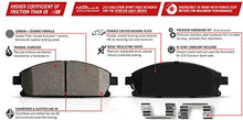 Load image into Gallery viewer, Power Stop K6480 Front and Rear Z23 Carbon Fiber Brake Pads with Drilled &amp; Slotted Brake Rotors Kit
