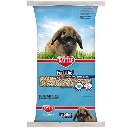 Kaytee Forti Diet Pro Health Rabbit Food For Adult Rabbit, 25-Pound