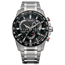 Load image into Gallery viewer, Citizen Men's Eco-Drive Sport Luxury PCAT Chronograph Watch Stainless Steel, Black Dial (Model: CB5898-59E)
