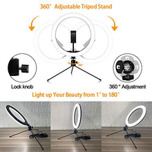 Load image into Gallery viewer, 12-inch Selfie Ring Light, Selfie Stick Tripod 76.8-inch Expandable, Tablet Holder Mobile Phone Holder 3 Light Modes, for Makeup/Photography/YouTube/Vlog/TIK Tok/Live/Streaming with Bluetooth Shutter
