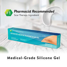 Load image into Gallery viewer, Aroamas Silicone Scar Gel, 45g, Silicone Scar Gel for Surgical Scars, for Face, Scar gel with silicone for Keloids, C-Section, Cosmetic Procedures, Burns, Injuries
