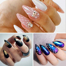 Load image into Gallery viewer, AZUREBEAUTY 6 Colors Spider Gel,Matrix Gel with Gel Paint Design Nail Art Wire Drawing Nail Gel for Line,Require LED UV Nail Dryer Lamp(White Black Red Gold Silver Champagne)
