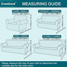 Load image into Gallery viewer, Granbest Premium Water Repellent Sofa Cover High Stretch Couch Slipcover Super Soft Fabric Couch Cover (Navy Blue, Sofa)

