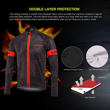 Load image into Gallery viewer, Lixada Men's Cycling Jersey Suit Winter Thermal Fleece Long Sleeve Mountain Bike Road Bicycle Shirt with 3D Tights Padded Pants
