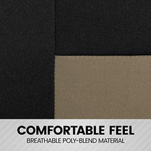 Load image into Gallery viewer, BDK PolyPro Car Seat Covers Full Set in Beige on Black – Front and Rear Split Bench Car Seat Cover, Easy to Install, Interior Covers for Auto Truck Van SUV
