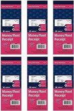 Load image into Gallery viewer, Adams Money/Rent Receipt Book, Carbonless, 3-Part, 2-3/4 x 7-3/16 Inches, 50 Sets per Book, Pack Of 6
