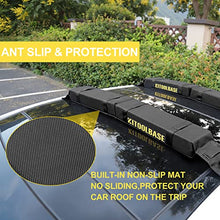 Load image into Gallery viewer, The Soft Roof Rack Pads for Kayak/Sup/Paddleboard/Canoe/Snowboard/Windsurfing, Universal Surfboard Racks for Car Include Tie-Down Straps, Block Surf Racks Suit Cars, SUV, Trucks
