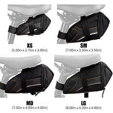 Load image into Gallery viewer, BV Bicycle Y-Series Strap-On Bike Saddle Bag/Bicycle Seat Pack Bag, Cycling Wedge with Multi-Size Options
