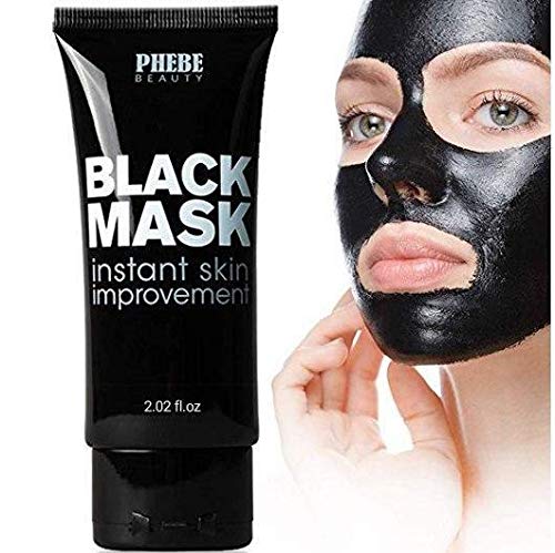 Load image into Gallery viewer, Phebe Black Mask Blackhead Remover Purifying Peel Off Mask Activated Charcoal Mask Deep Cleansing Acne removal Nose Face Pore Cleaner 1 Tube(1.76 fl oz)