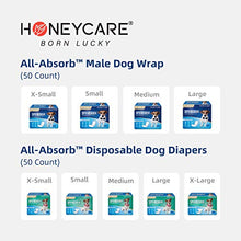 Load image into Gallery viewer, All-Absorb A26 Male Dog Wrap, 50 Count, Small
