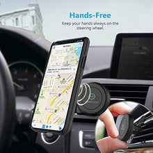 Load image into Gallery viewer, Magnetic Phone Holder for Car, WixGear [2 Pack] Universal Air Vent Magnetic Phone Holder for Car, Phone Holder for Car for Cell Phones and Mini Tablets with 4 Metal Plates
