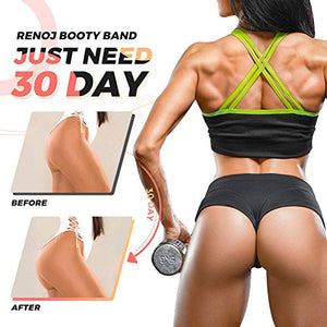 Renoj Booty Bands, Exercise Bands for Legs and Butt, Resistance Bands Set【3 Levels】
