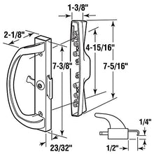 Load image into Gallery viewer, Prime-Line Products C 1263 Clamp Type Sliding Door Latch, White
