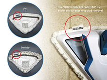 Load image into Gallery viewer, Flintar Replacement Steam Mop Pads, Compatible with Bissel Bissell PowerEdge and PowerForce Lift-Off Steam Mop 2078, 2165, 20781 Series Mop Pads Refill, 4-Pack (2 Soft + 2 Scrubby)

