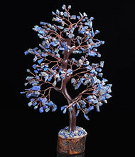 Load image into Gallery viewer, Lapis Lazuli Chakra Tree of Life - Feng Shui Money Bonsai, Crystal Tree for Positive Energy, Gemstone Tree - Home Decoration Figurine, Chakra Healing Crystal, Meditation Stones - Spiritual Gifts
