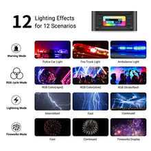 Load image into Gallery viewer, simorr Double-Sided 360° RGB Video Light +SMALLRIG LCD Monitor Shoe Adapter 1/4" Camera Hot Shoe Mount
