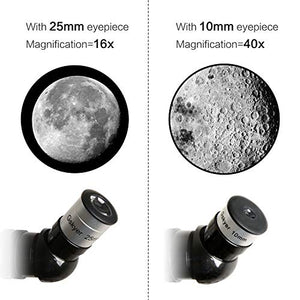 Gskyer Telescope, 70mm Aperture 400mm AZ Mount Astronomical Refracting Telescope for Kids Beginners - Travel Telescope with Carry Bag, Phone Adapter and Wireless Remote