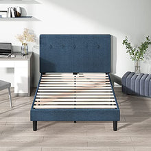 Load image into Gallery viewer, ZINUS Omkaram Upholstered Platform Bed Frame / Mattress Foundation / Wood Slat Support / No Box Spring Needed / Easy Assembly, Queen
