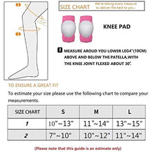 Load image into Gallery viewer, Fewear Kids &amp; Adults Knee and Elbow Pads with Wrist Guards Protective Gear Set, Kneesavers Elbowsavers and Wristsavers for Skating Cycling Bike Rollerblading Scooter, L/M/S (Pink, M)
