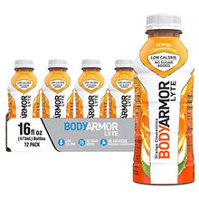 Load image into Gallery viewer, BODYARMOR LYTE Sports Drink Low-Calorie Sports Beverage, Orange Clementine, Natural Flavors With Vitamins, Potassium-Packed Electrolytes, Perfect For Athletes, 16 Fl Oz (Pack of 12)
