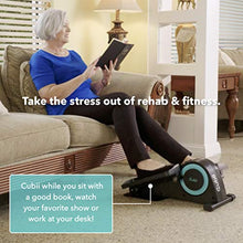 Load image into Gallery viewer, Cubii JR1 Seated Under Desk Elliptical Machine for Home Workout, Mini Elliptical, Desk Bike Pedal Exerciser, Whisper Quiet, Under Desk Pedal Exerciser w/Adjustable Resistance &amp; LCD Display - Aqua
