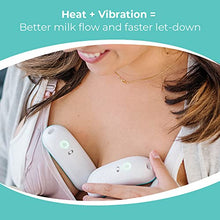 Load image into Gallery viewer, LaVie 2-in-1 Warming Lactation Massager, 2 Pack, Heat and Vibration, Pumping and Breastfeeding Essential, for Clogged Ducts, Improved Milk Flow, Mastitis
