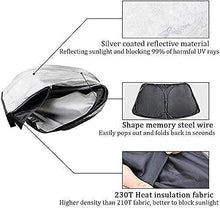 Load image into Gallery viewer, Chirano Front Windshield Sunshade &amp; Lifting Jack Pad Specially Designed for Tesla Model 3/ Model Y
