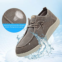 Load image into Gallery viewer, 1TAZERO Men Slip On Shoes Loafer with Arch Support Insoles,Men Casual Shoes for Plantar Fasciitis(Khaki 16)
