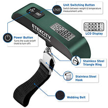 Load image into Gallery viewer, Etekcity Luggage Scale, Digital Portable Handheld Suitcase Weight for Travel with Rubber Paint, Temperature Sensor, 110 Pounds, Battery Included
