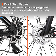 Load image into Gallery viewer, Hiland Aluminum Mountain Bike,Shimano 24 Speeds,26 inch Wheels, with Disc Brake,3 Sizes for Men Mens Bikes
