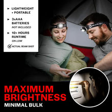 Load image into Gallery viewer, GearLight LED Head Lamp - Pack of 2 Outdoor Flashlight Headlamps w/ Adjustable Headband for Adults and Kids - Hiking &amp; Camping Gear Essentials - S500﻿
