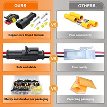 Load image into Gallery viewer, 20 Kits 2 Pin Wire Connector 16-22 AWG Automotive Electrical Connectors Groups 2 Pin Wire Plug Connector Replacement
