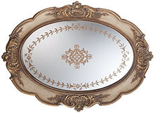 Load image into Gallery viewer, Iberia 16 1/2" Wide Gold Mirrored Decorative Tray - Kensington Hill
