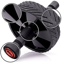 Load image into Gallery viewer, Ab Roller for Abs Workout - Ab Roller Wheel Exercise Equipment - Ab Wheel Exercise Equipment - Ab Wheel Roller for Home Gym - Ab Machine for Ab Workout - Ab Workout Equipment

