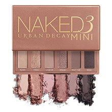 Load image into Gallery viewer, Urban Decay Naked3 Mini Eyeshadow Palette - Pigmented Eye Makeup Palette For On the Go - Ultra Blendable - Up to 12 Hour Wear

