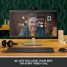 Load image into Gallery viewer, Logitech Brio 4K Webcam, Ultra 4K HD Video Calling, Noise-Canceling mic, HD Auto Light Correction, Wide Field of View, Works with Microsoft Teams, Zoom, Google Voice, PC/Mac/Laptop/Macbook/Tablet
